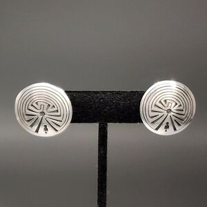 Lydia Begay Navajo Sterling Earrings